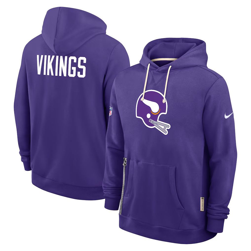 Men 2026 NFL Minnesota Vikings hoodie Purple 01